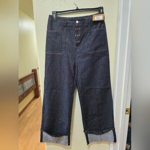 Dark Blue Rodeo Quincy Cuffed Women Jeans